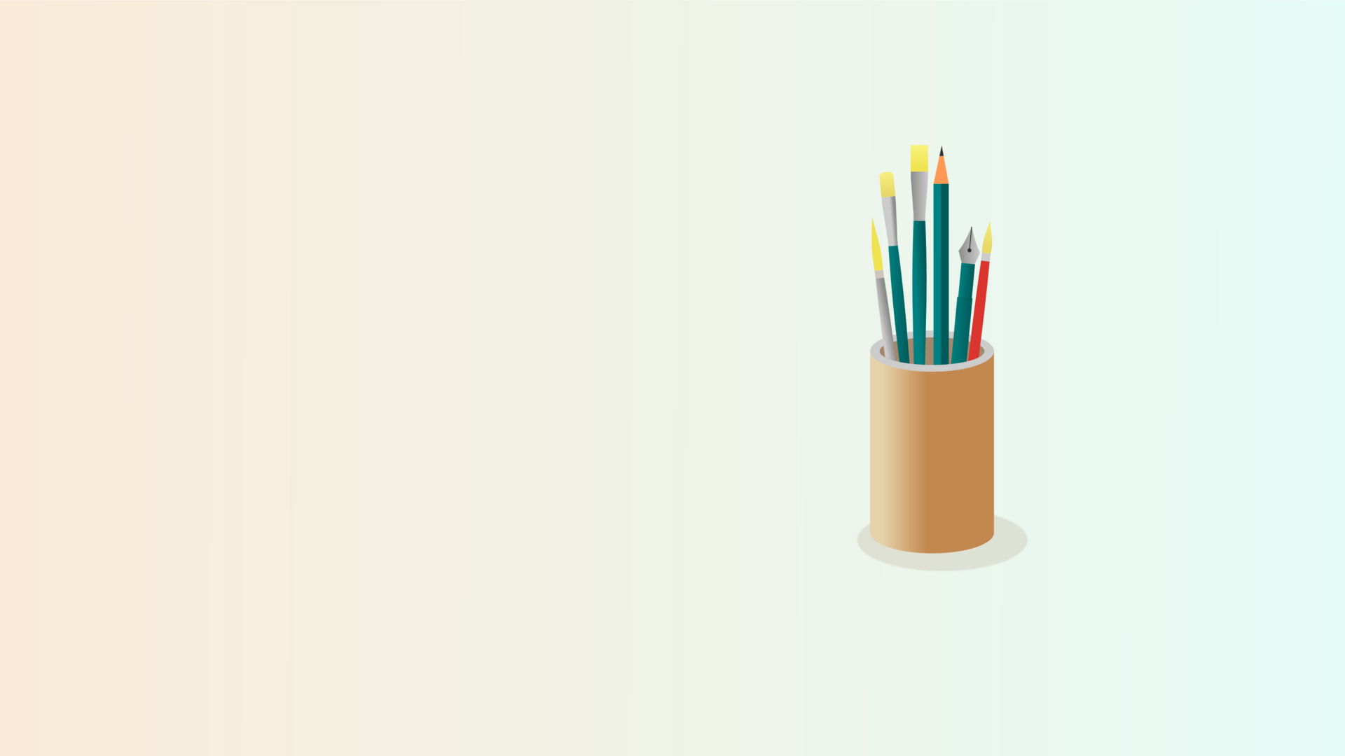 4K Wallpaper An Illustration Of Pencil Bin Made Using Inkscape For Full HD Wallpaper #1967