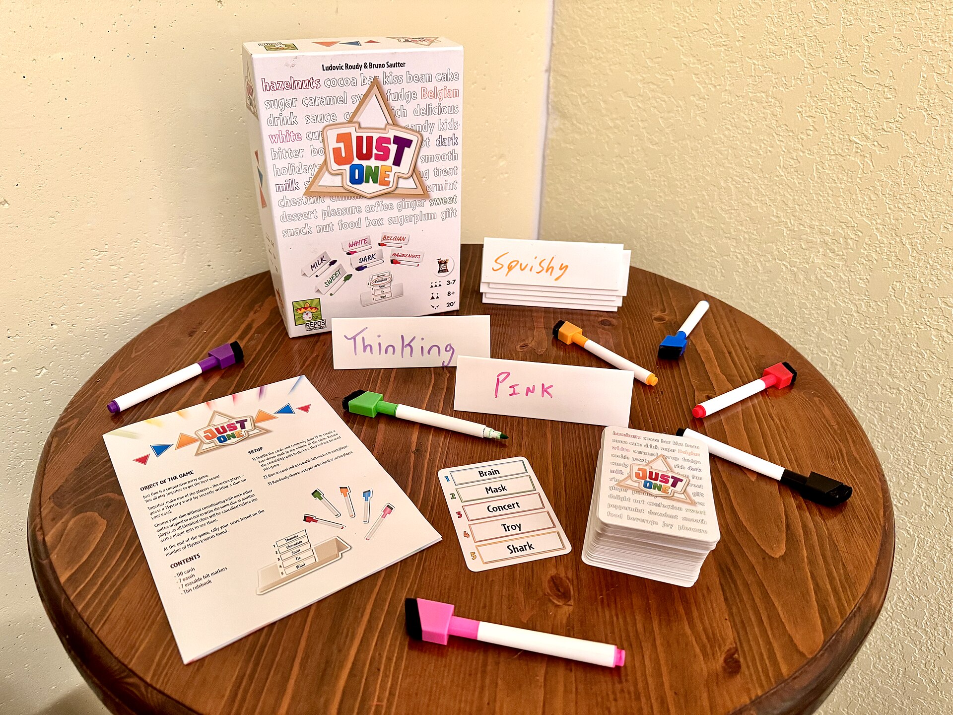 Gaming Just One Party Game Box, Rules, Cards, And Pieces 01 Full HD Wallpaper #3815