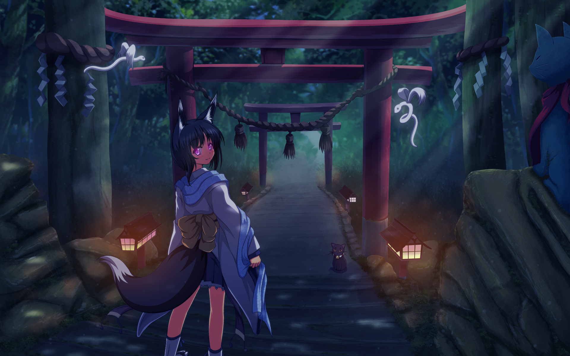 Scenic Anime Full HD Wallpaper #2467